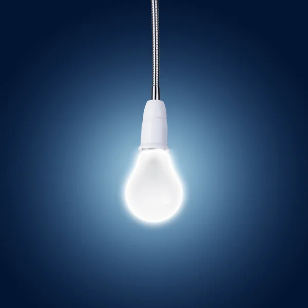 Light bulb turn on — Stock Photo, Image