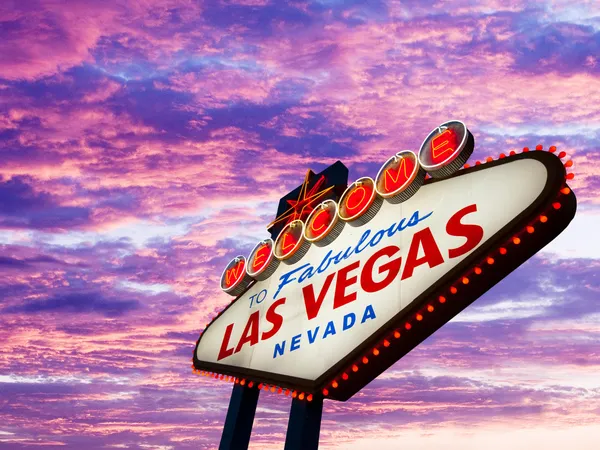 Üdvözöljük Las Vegasban. — Stock Fotó