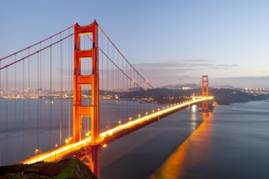 Golden gate, twilight saat