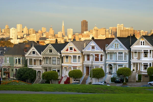 Alamo plein, San Francisco — Stockfoto