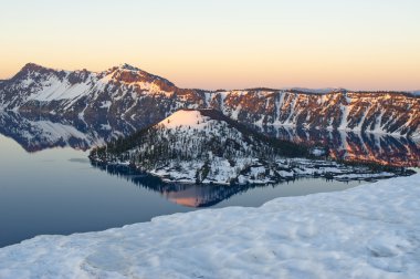 Crater Lake, Oregon, United States of America clipart