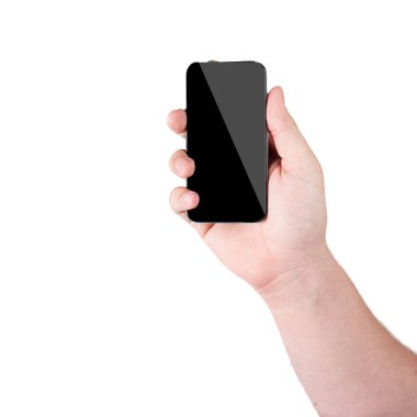 dokunmatik ekran telefon tutarak el