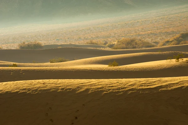 Θίνες άμμου της κοιλάδας του θανάτου — Φωτογραφία Αρχείου