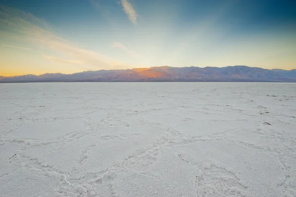 Badwater havzasında tuz — Stok fotoğraf