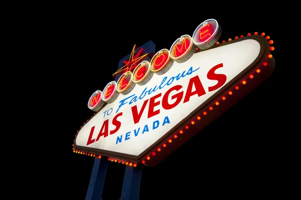 Benvenuti a Las Vegas neon segno — Foto Stock