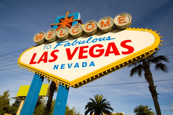 Welcome To Las Vegas neon sign — Stock Photo, Image