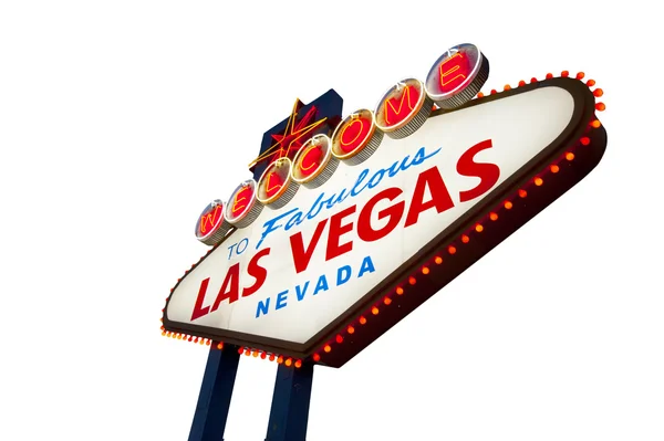 Bine ați venit la Las Vegas Neon Sign — Fotografie, imagine de stoc