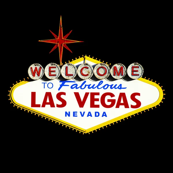 Welcome To Las Vegas neon sign — Stock Photo, Image