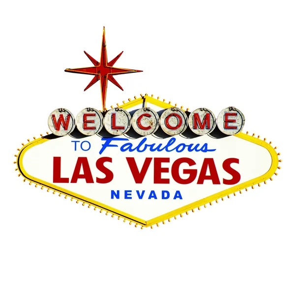 Daftar selamat datang Las Vegas — Stok Foto