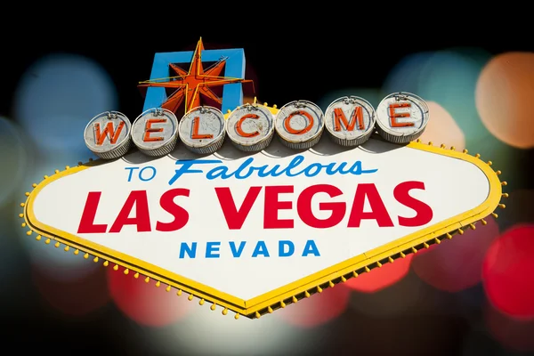 Bienvenue à Las Vegas signe — Photo