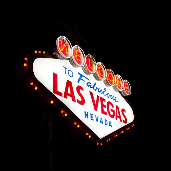 Bienvenido a las vegas signo —  Fotos de Stock