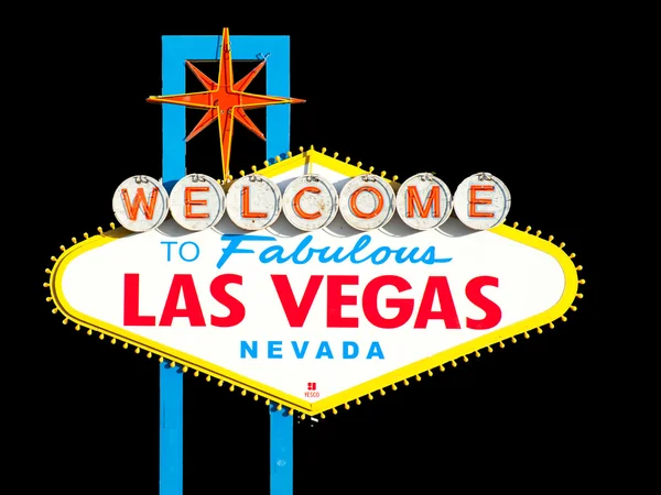 Bienvenue à Las Vegas signe — Photo