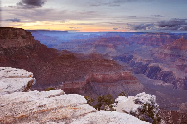 Národní park Grand Canyon při východu slunce — Stock fotografie