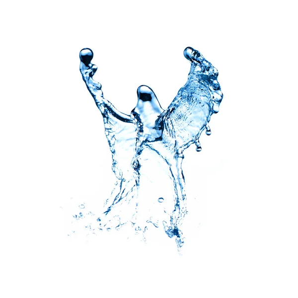 Water splash die een vogel vormen — Stockfoto