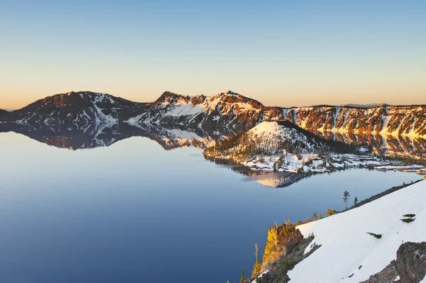 火山口湖，俄勒冈州，美国 — 图库照片