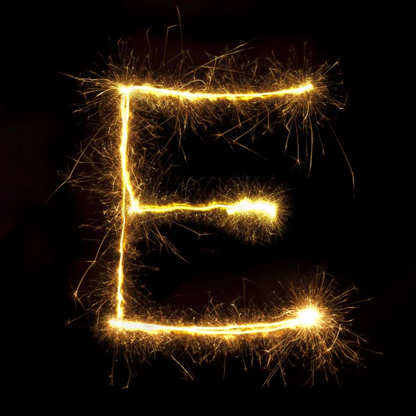 Litera e iskra — Zdjęcie stockowe
