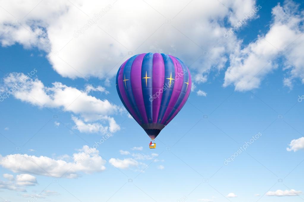 Balloon on clear blue sky