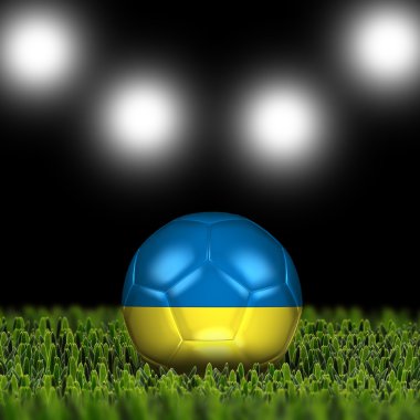 ot siyah arka plan üzerinde futbol topu