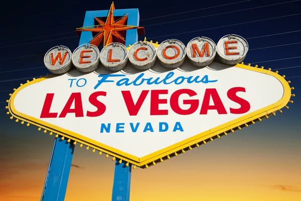 Welcome to Las Vegas sign — Stock Photo, Image