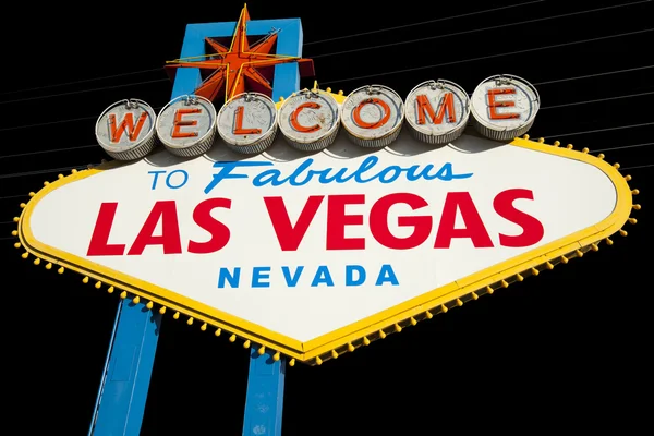 Bienvenue à Las Vegas signe. — Photo