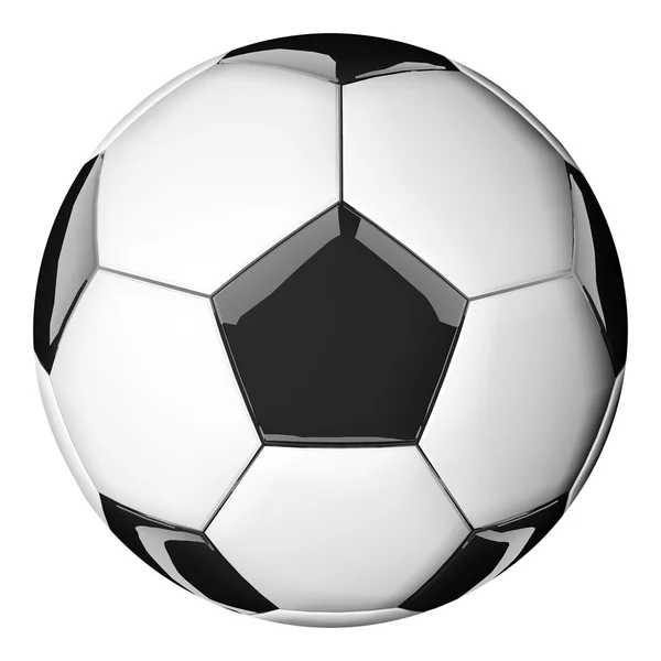 3 d のサッカー ボール — ストック写真