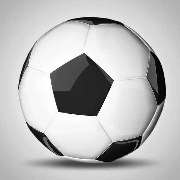 3 d のサッカー ボール — ストック写真