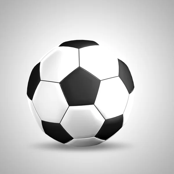 3D fotboll — Stockfoto