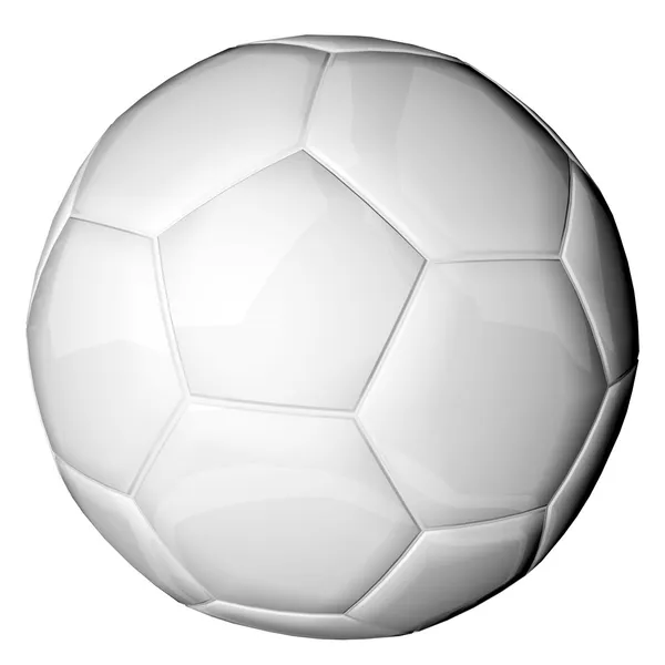 Witte voetbal — Stockfoto