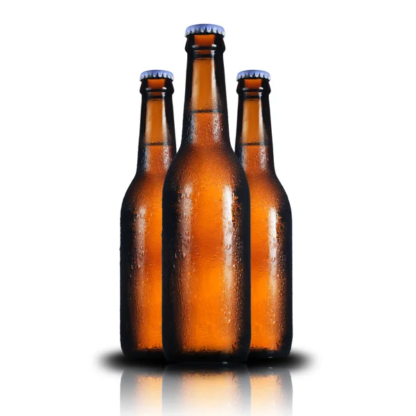 Garrafas de cerveja — Fotografia de Stock