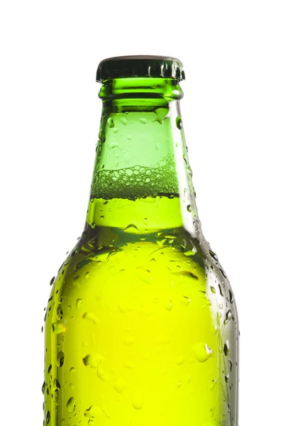 Frasco de cerveja verde — Fotografia de Stock