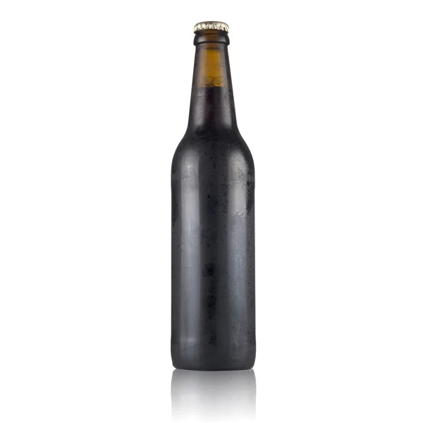 Bouteille de bière sombre — Photo