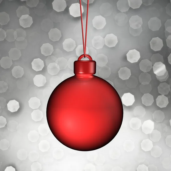 Christmas ball hanging from the Christmas tree — Stock Photo, Image