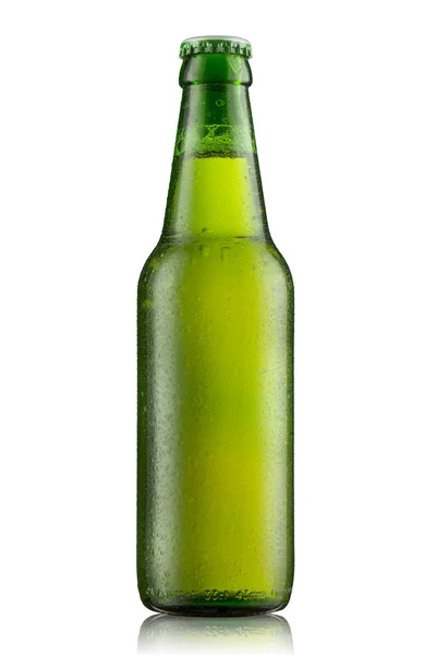 Botella de cerveza fría —  Fotos de Stock