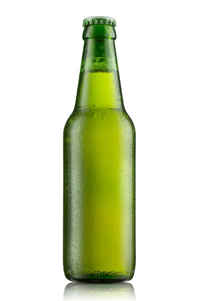 Botella de cerveza fría — Foto de Stock