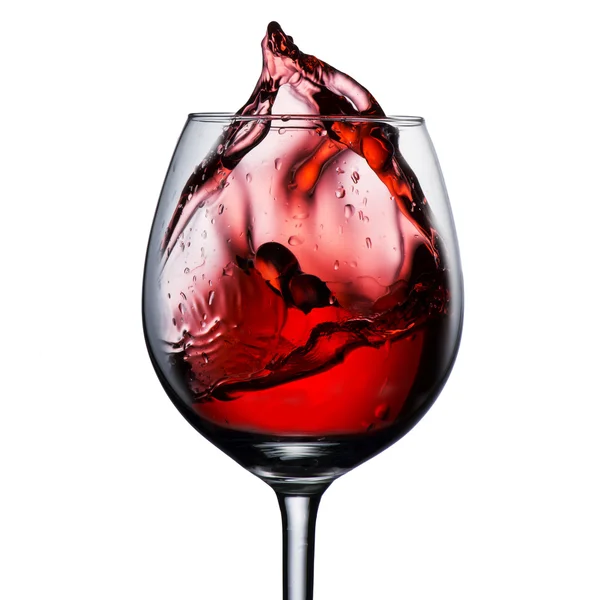 Red Wine Splash — Stock Photo, Image