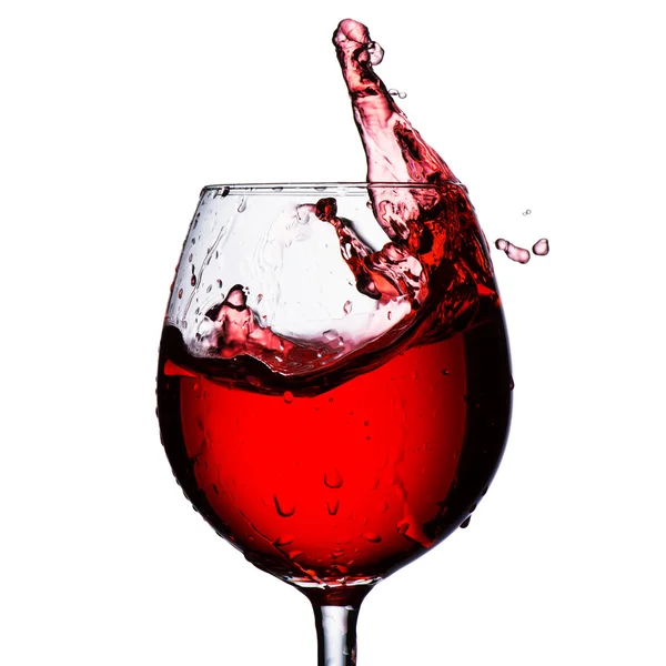 Red Wine Splash — Stock Photo, Image