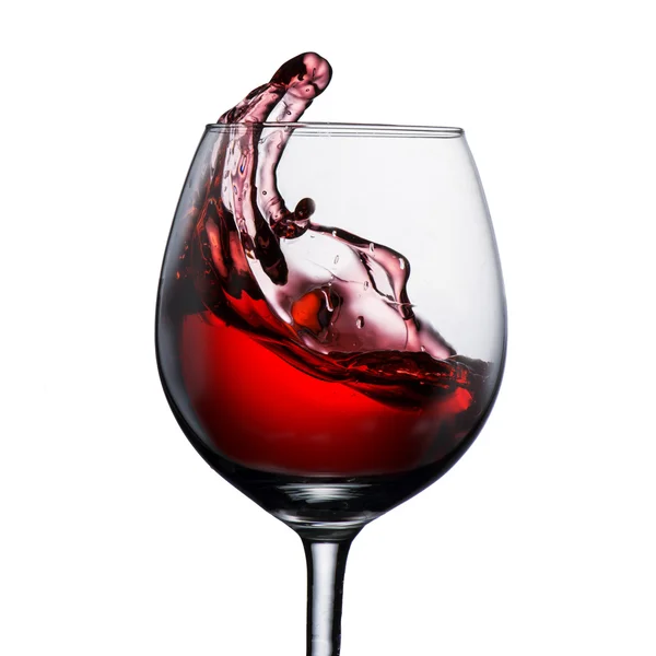 Spruzzi di vino rosso — Foto Stock