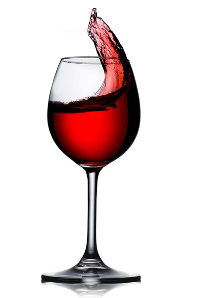 Spruzzi di vino rosso — Foto Stock