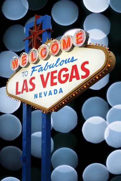 Bienvenue à Las Vegas néon signe — Photo