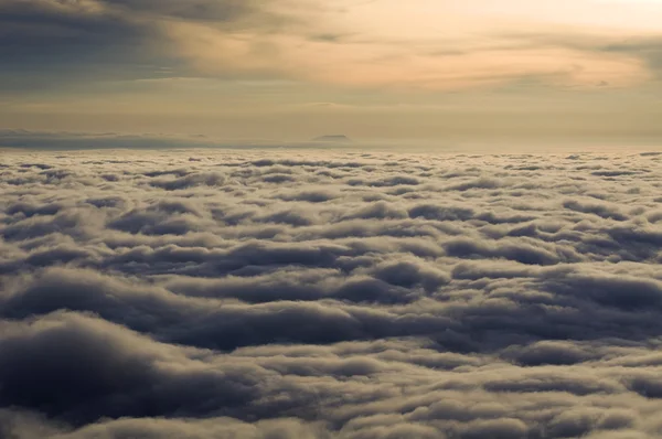 Coucher de soleil avec nuages — Photo