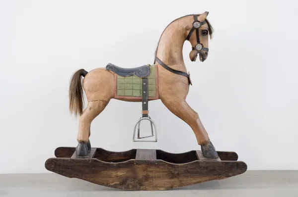 Vintage rocking horse — Stock Photo, Image