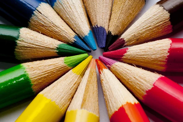 Different color pencils — Stock Photo, Image