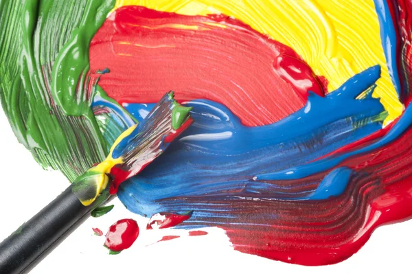 Tangan cat air abstrak dicat — Stok Foto