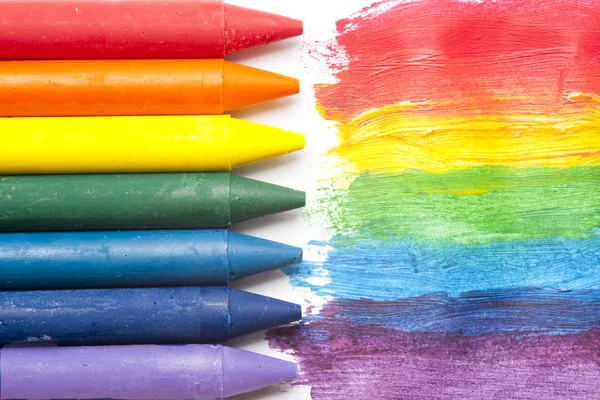 Renkli pastel boya — Stok fotoğraf
