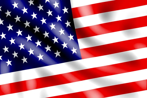 Bandera americana — Foto de Stock