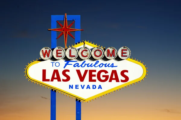 Selamat datang di tanda Las Vegas — Stok Foto