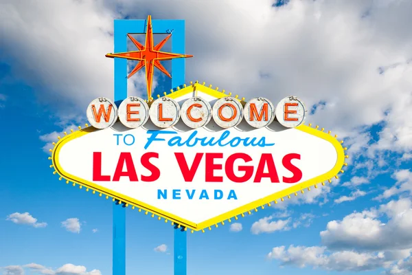 Famous Las Vegas Welcome Sign — Stock Photo, Image