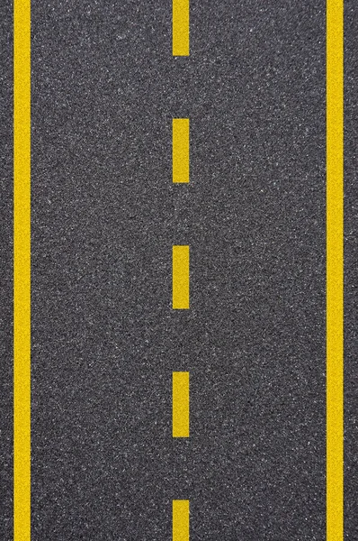 asfalt yol doku sarı çizgili