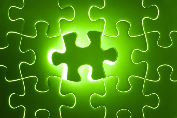 Missing puzzle piece — Stock Photo, Image