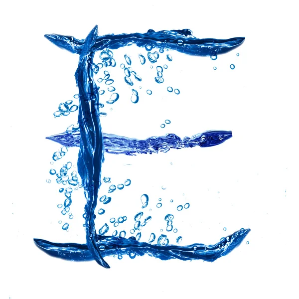 Litera e — Zdjęcie stockowe